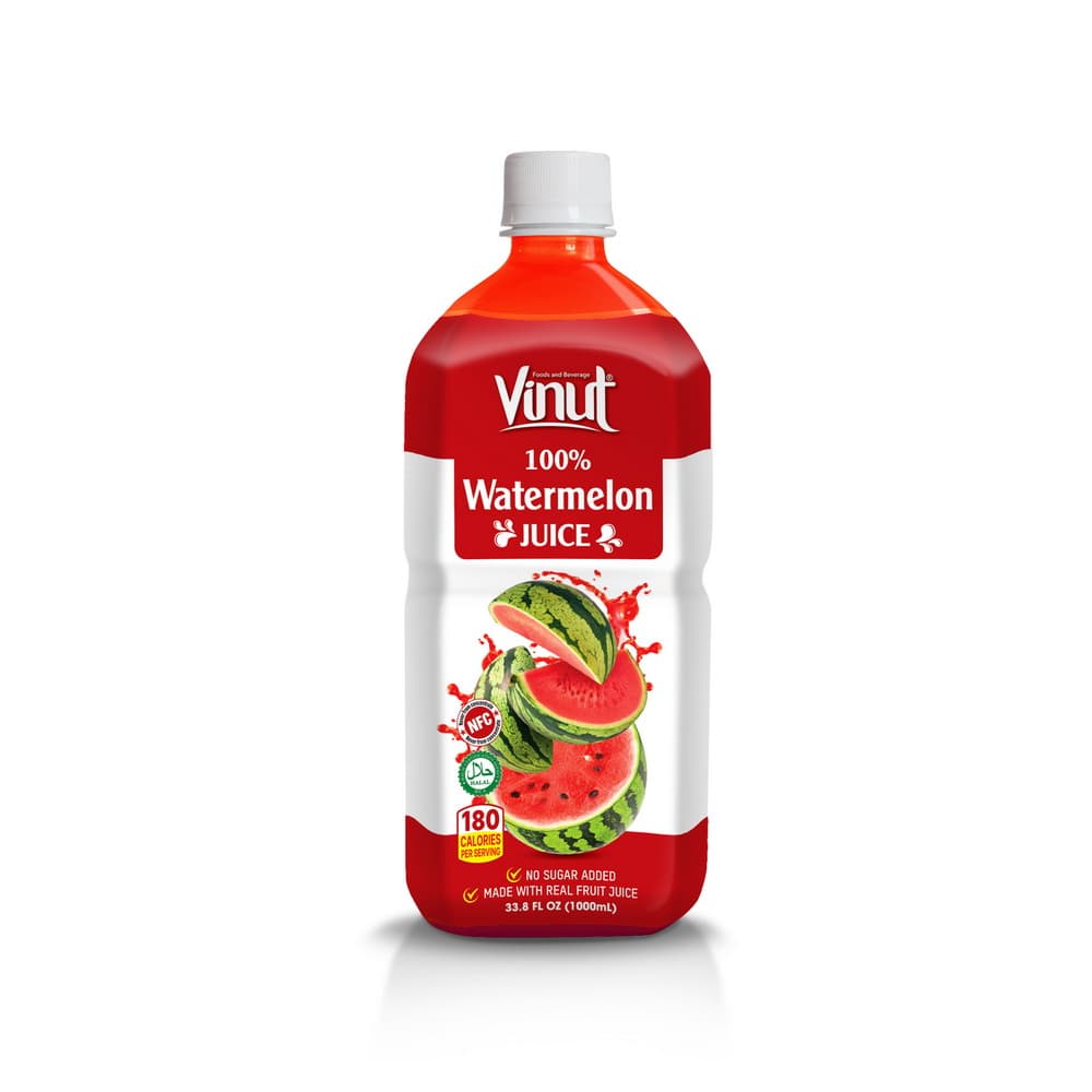 VINUT 100% Арбузный сок без добавления сахара, 1000 мл (33,8 жидких унций)
